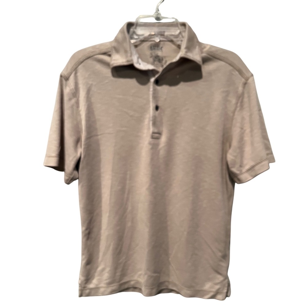 Blue by Pronto Uomo Tan Textured Modern Fit Polo Shirt